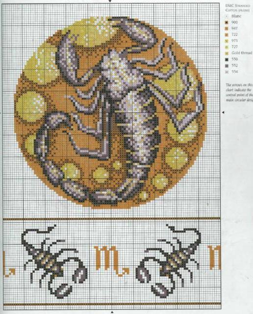 РКК-015 Схема для вышивки бисером Знаки Зодиака. Водолей